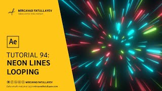 Neon Lines Looping Background   After Effects Tutorial