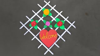 Welcome. Home decoration. Gk craft