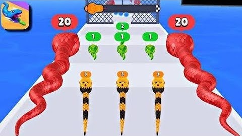 Snake Run Race🐍🏁 3d Running Gameplay Walkthrough Part - 09 (iOS, Android)