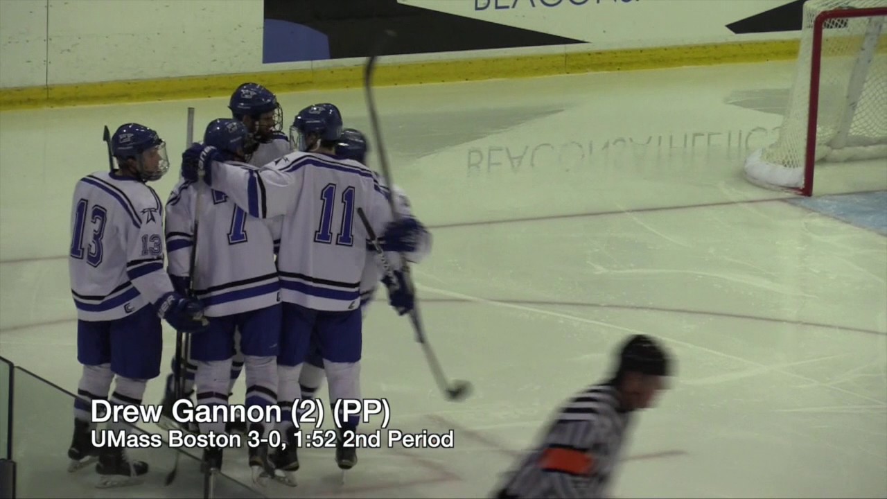 #3 UMass Boston Men's Hockey vs UMass Dartmouth Highlights ...