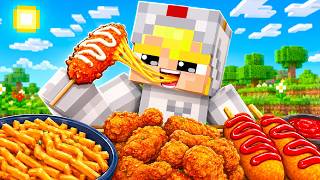 24H Super Delicious Chicken Mukbang in Minecraft!