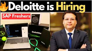 Deloitte Hiring Sap Freshers Sap Consultant Internship & Jobs 2026 57 Lpa Salary