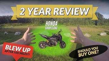 2 Year Chinese Honda Grom Clone Review // Does it Suck?