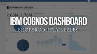 IBM Cognos Analytics Dashboard | Shoperoo Retail Sales Analysis