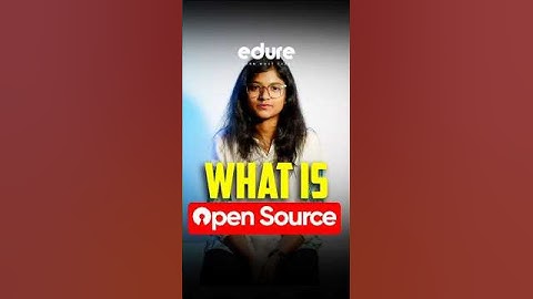 What is Open Source Software ? #shorts
