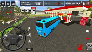 Euro coach bus simulator 🚌😍 New Euro coach bus simulator part- 19  Androidgameplay gadi gadi busgame screenshot 2