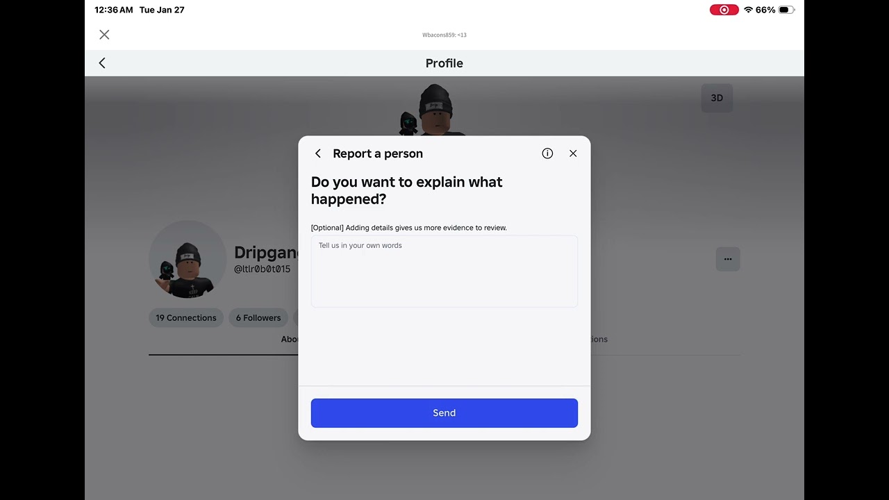 Plz report him he scammed me
