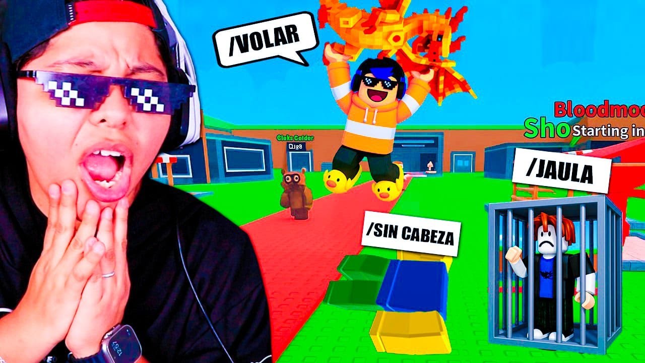 TROLLEANDO CON COMANDOS DE ADMIN a TODOS LOS NIÑOS DEL SERVIDOR 🤣 | Me BANEAN... | Pathoblox