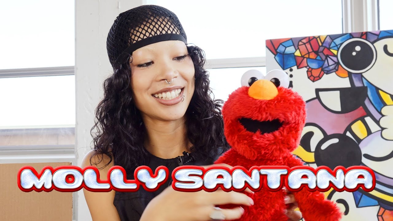 MOLLY SANTANA reacts to Tickle Me Elmo, Bratz, Furby, Tamagotchi | THE BOX