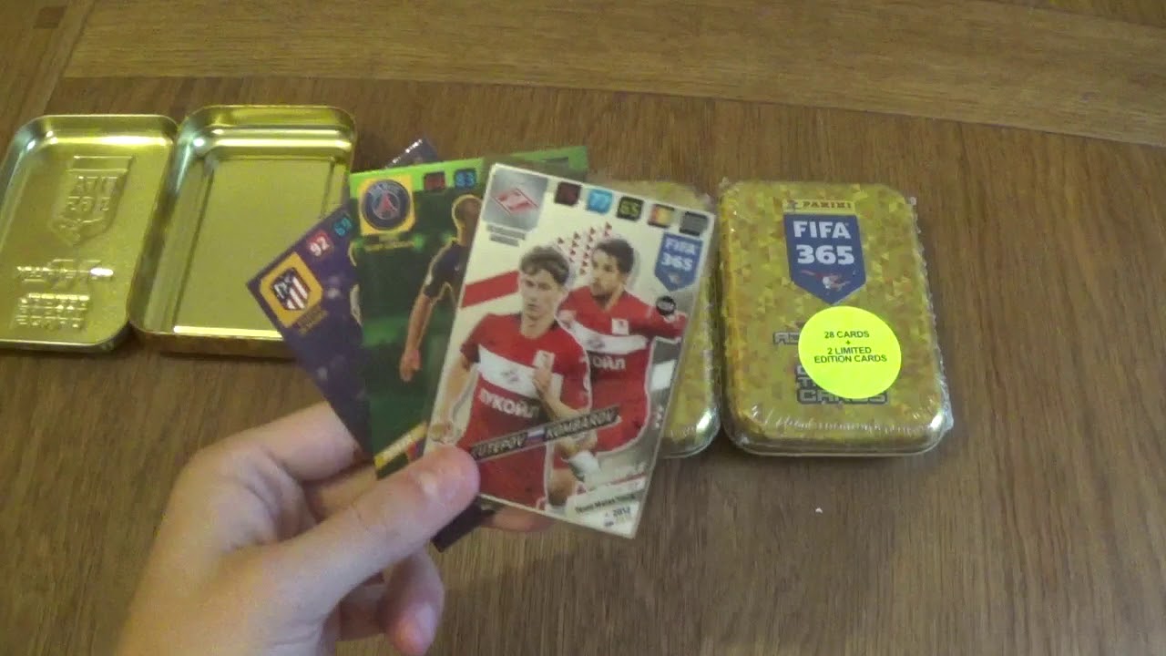 ADRENALYN XL FIFA 365 2018 MINI TIN OPENING