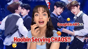 Haobin reaction, When Zhang Hao & Hanbin Forget the Cameras Are On!?