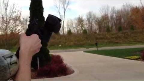 Tippmann A-5 test shooting