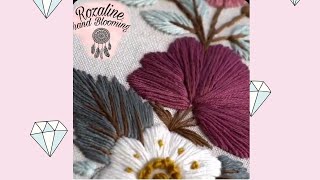 ازاى توفرى خيط مع غرزة الحشو تطريز يدوى embroidery