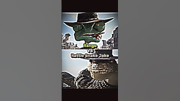 Rango VS Rattle Snake Jake | (The second BIQ is meant to be Wits) #rango