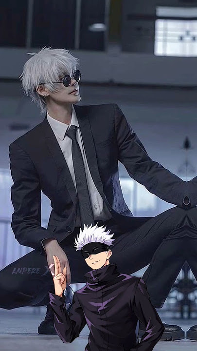 Gojo in Real life 🥰| Jujutsu Kaisen | Anime Cosplay 🥰| Anime edit | #shorts #gojo #anime #edit