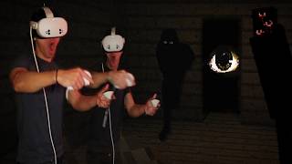 who said minecraft VR horror wasn't scary...