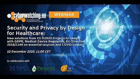 Security and Privacy by Design for Healthcare