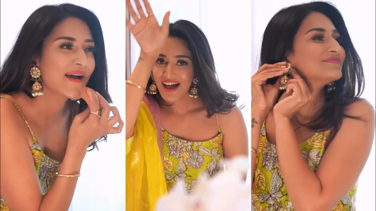 Erica Fernandes Dances While Getting Ready  Erica Fernandes Slays In A Green Printed Dress