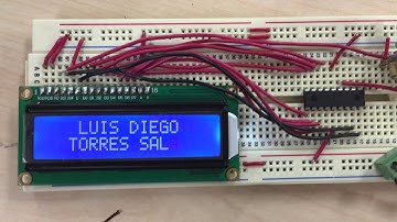 Programa con pic 16f628a que muestra nombre en LCD