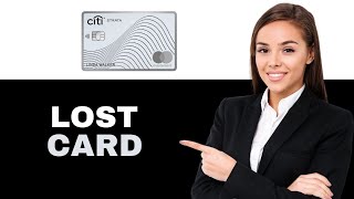 How to replace a lost citi strata card