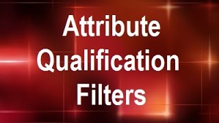 MicroStrategy - Attribute Qualification Filters  - Online Training Video by MicroRooster