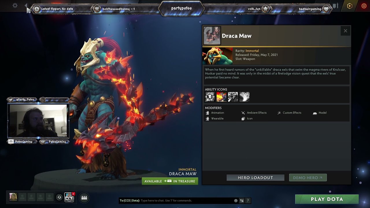 Dota 2 Aghanim s 2021 Immortal Treasure Unboxing YouTube