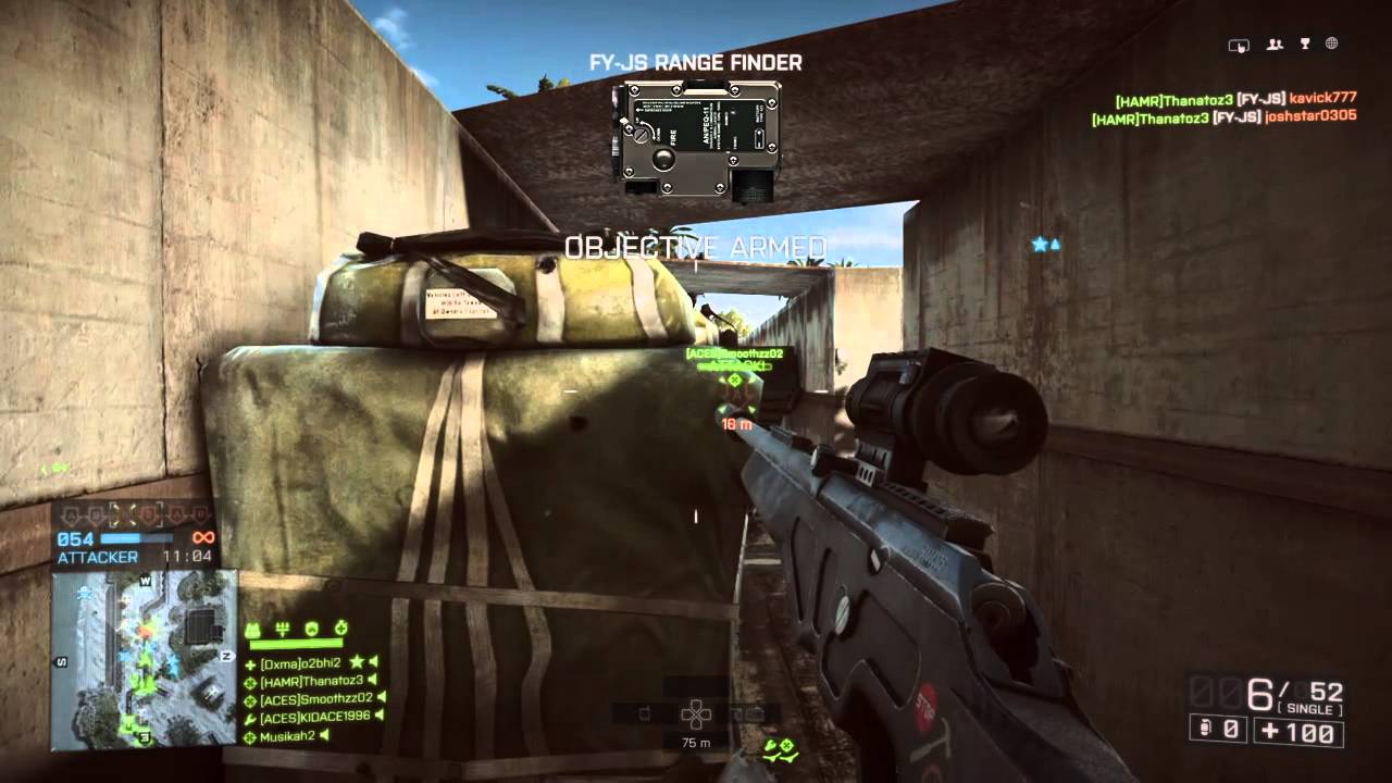 Battlefield 4 Close quarter sniping