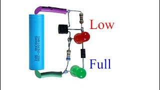 Make a 3.7v battery level indicator, battery level indicator circuit