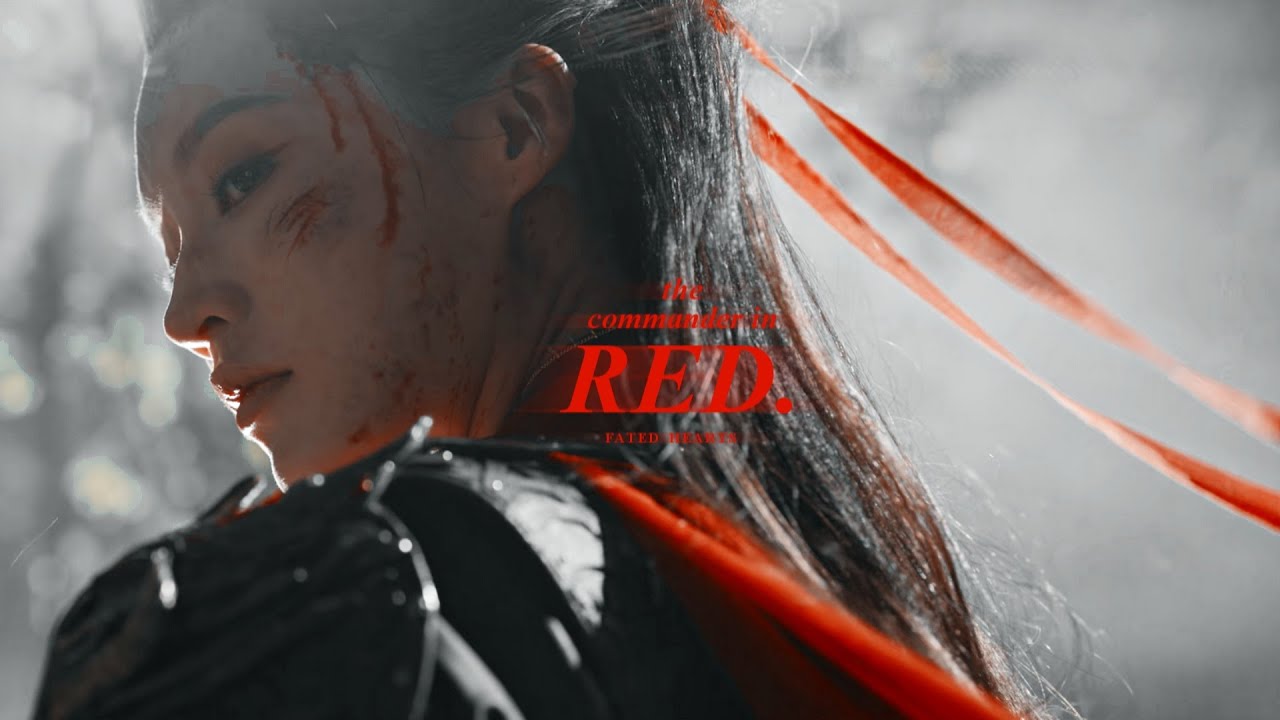 » The commander in red.