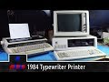 1984 Typewriter with Printer Interface