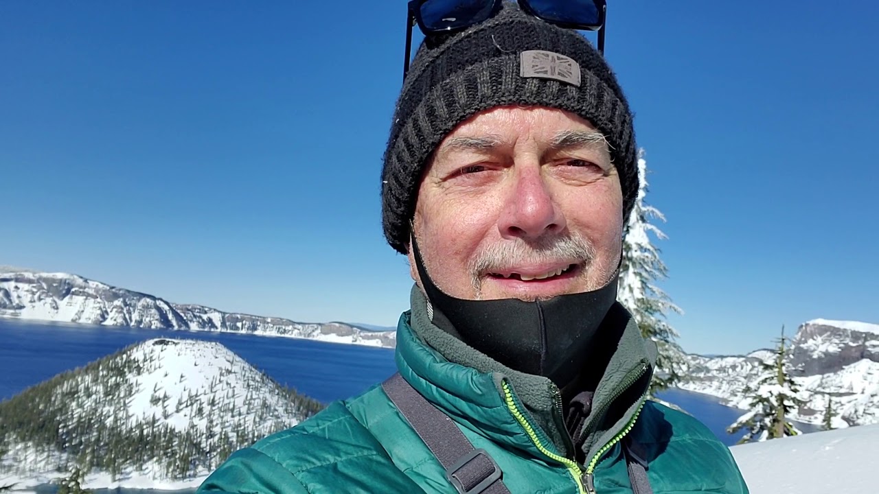 Day 1 - Teardrop trailer winter camping and cross-country skiing at Crater Lake
