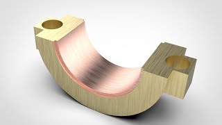 SolidWorks Practice Exercises for Beginners-3 ||  Bearing Cap