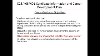 Writing the NIH K Award - Isidro B. Salusky, MD