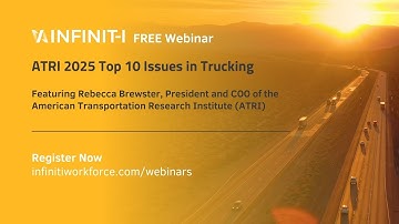 Webinar Replay #107: ATRI 2025 Top 10 Issues in Trucking
