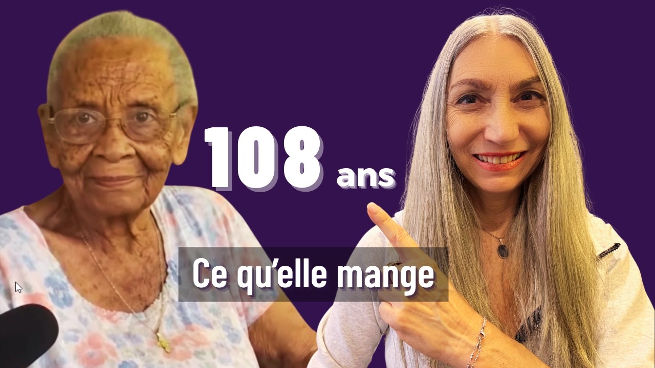 À 108 ans, elle révèle les 7 aliments qui l'ont gardé en vie