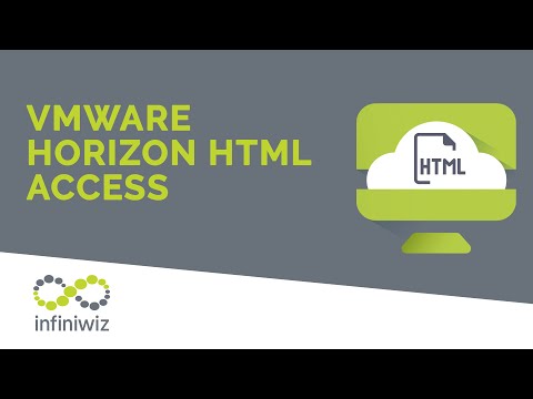 Logging In To VMWare Horizon Using HTML Access