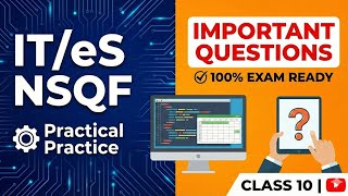 आईटी/आईटीईएस व्यावहारिक प्रश्नों का हल | कक्षा 10 एनएसक्यूएफ screenshot 1