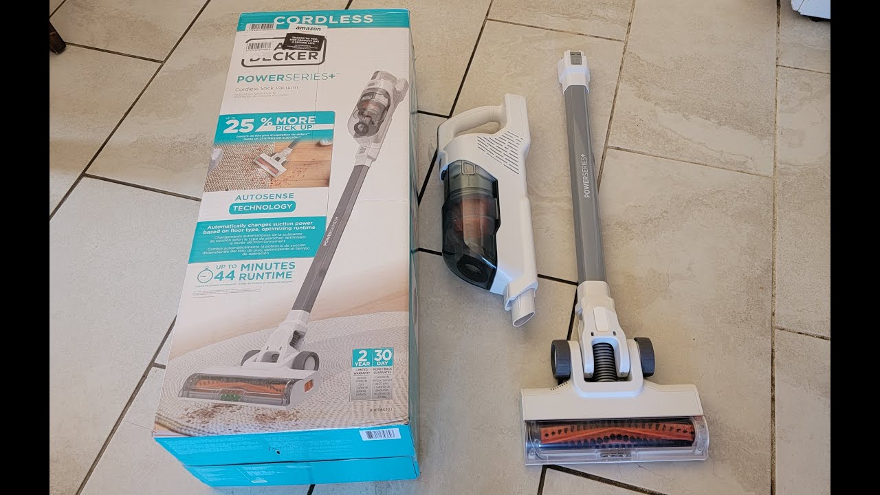 Unboxing Black+Decker Cordless Vacuum 20V Max YouTube