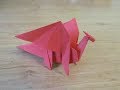Как сделать Дракона из бумаги Бумажный дракон Оригами Paper Dragon ORIGAMI