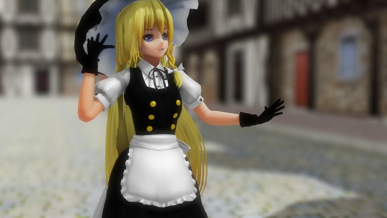 ・【 東方MMD 】 放課後ストライド / 霧雨魔理沙 / 4k60p