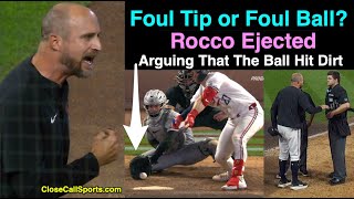 E126 - Rocco Baldelli Ejected Arguing Ryan Jeffers' Foul Tip Hit Dirt, But Umpire John Bacon Said No