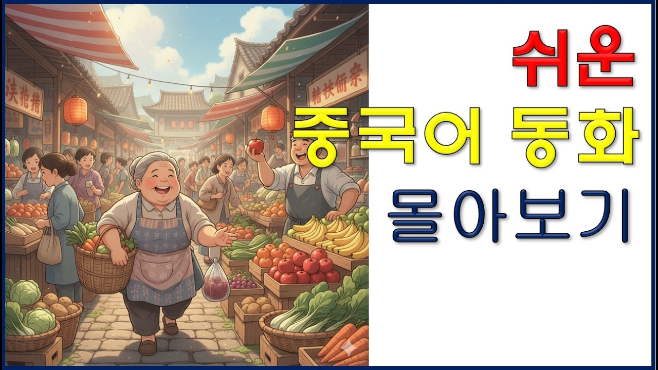 중국어동화 #7080중국어 #몰아보기 #중국어듣기 #어른동화 #노년의삶 #노년기건강 #우정 #중국어학원 #중국어학습 #동화읽기 #동화듣기