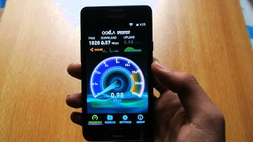 Samsung Galaxy S2 CM11 Android 4.4 KitKat Internet Speed Test