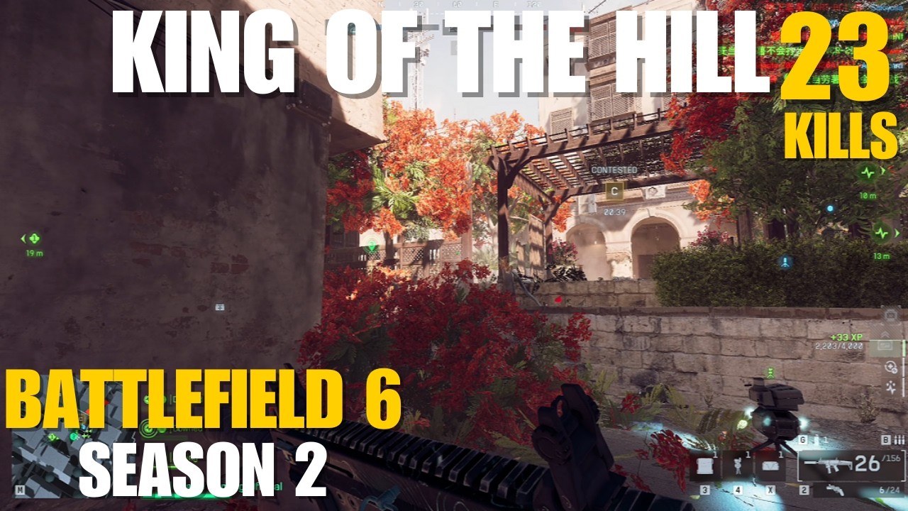 BATTLEFIELD 6 - KING OF THE HILL 23KILLS  FULL Gameplay! Siege of Cairo Map! Season 2