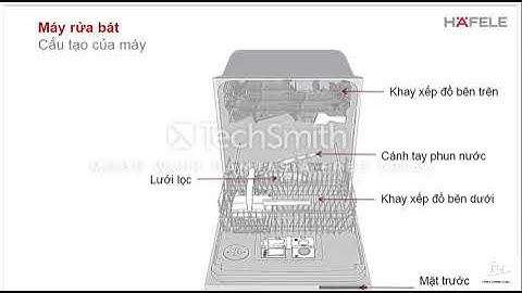 Nguyên lý hoạt động máy rửa chén HAFELE.