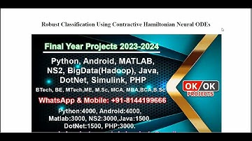 Robust Classification Using Contractive Hamiltonian Neural ODEs