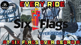 Every Ride At Six Flags Over Georgia (2020)