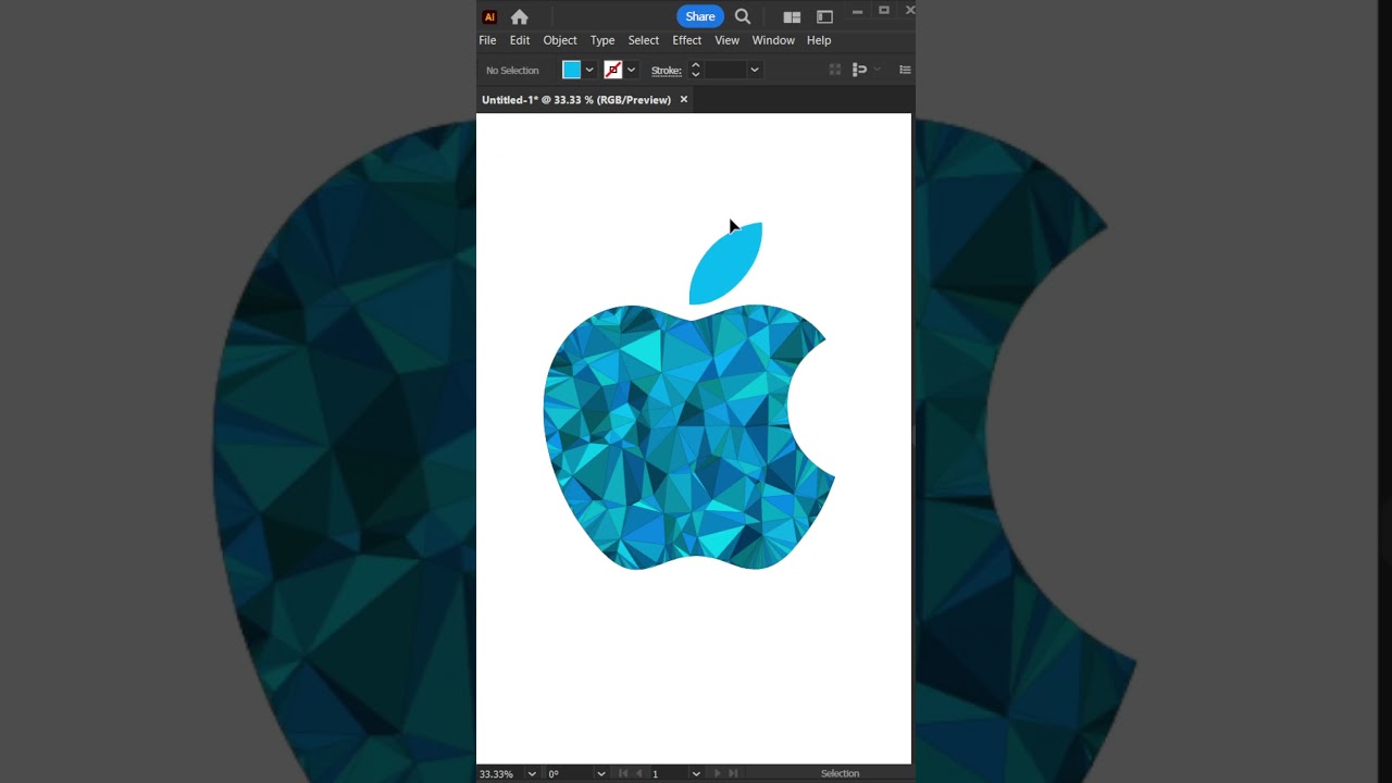 Scripts Triangulator effect in Adobe Illustrator cc Tutorial | Graphic Design