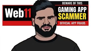 @CRIC11FORECAST ne kar raha hain SCAM🚫 WEB11 Fraud app ka promotion | apne subscriber ko bech diya
