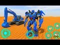 Excavator Robot transformers: Mech Multiple Transform Game - Android Gameplay
